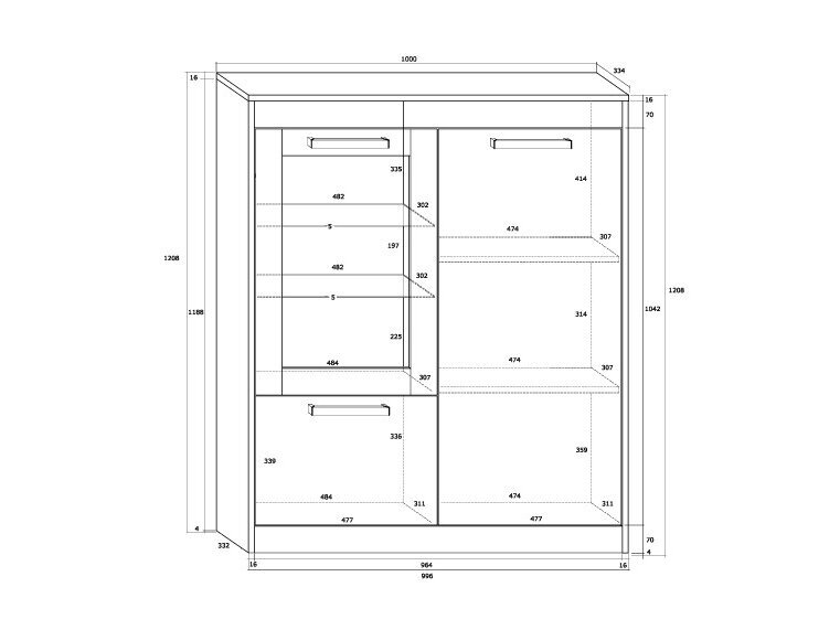 Spintelė MXS-27 4 Spintelė MXS-27 4