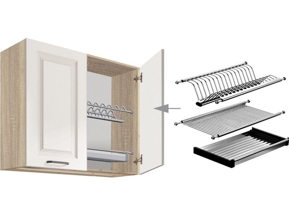 Spintelė su džiovyklė (80cm) SM-53G 1 Spintelė su džiovyklė (80cm) SM-53G 1