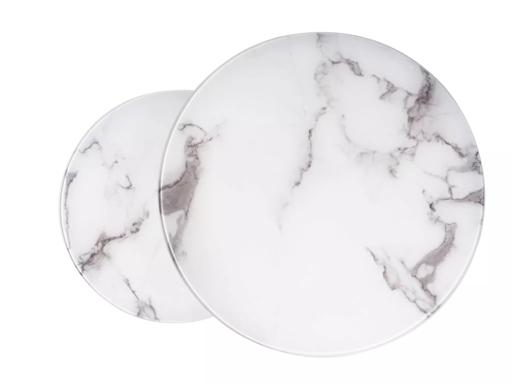 Stiklinis kavos staliukų rinkinys ATLANTA B 5 Stiklinis kavos staliukų rinkinys ATLANTA B 5