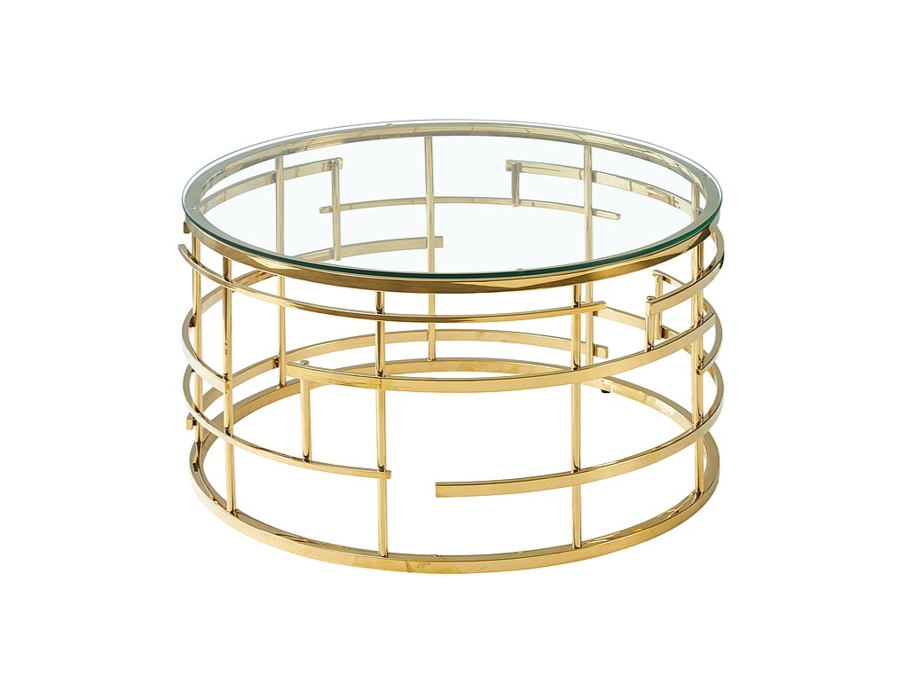 Stiklinis kavos staliukas LIVIA 80 Stiklinis kavos staliukas LIVIA 80