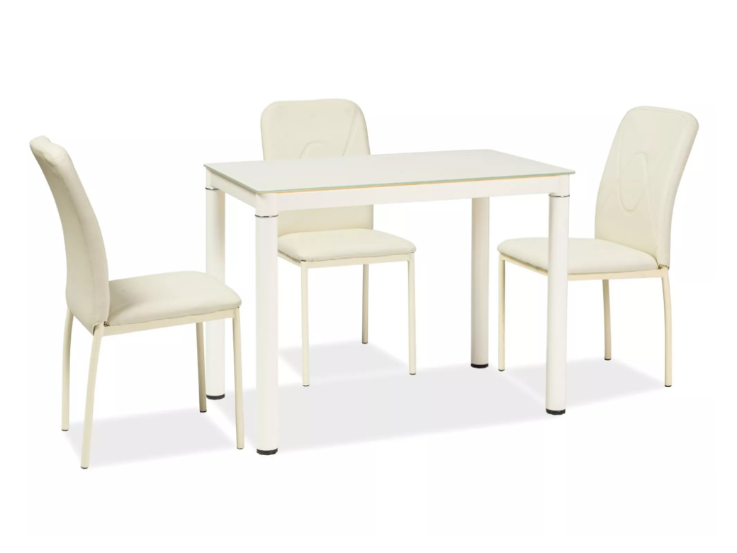 Stiklinis valgomojo stalas GALANT 110x70