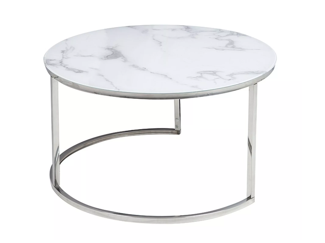 Stiklinis kavos staliukų rinkinys ATLANTA B 2