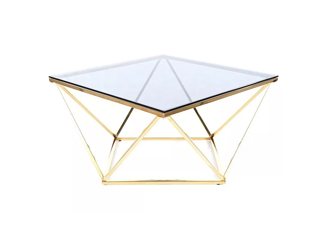 Stiklinis kavos staliukas SILVER A 1 Stiklinis kavos staliukas SILVER A 1