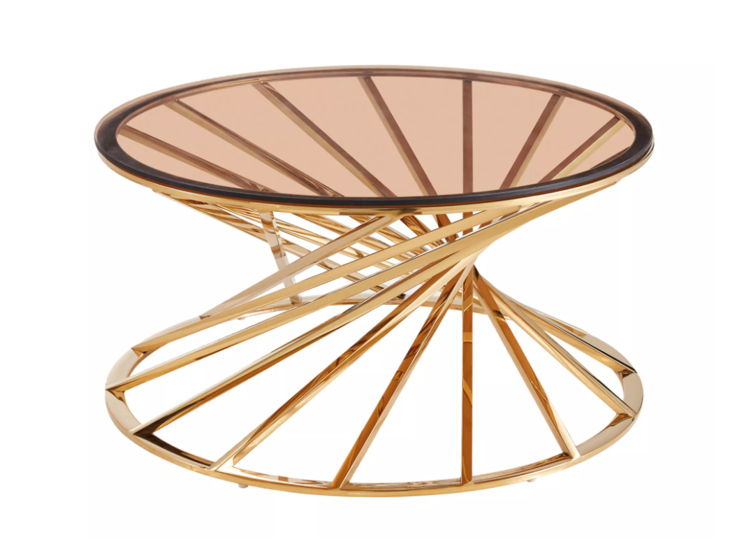 Stiklinis kavos staliukas OTTAVIA A Stiklinis kavos staliukas OTTAVIA A