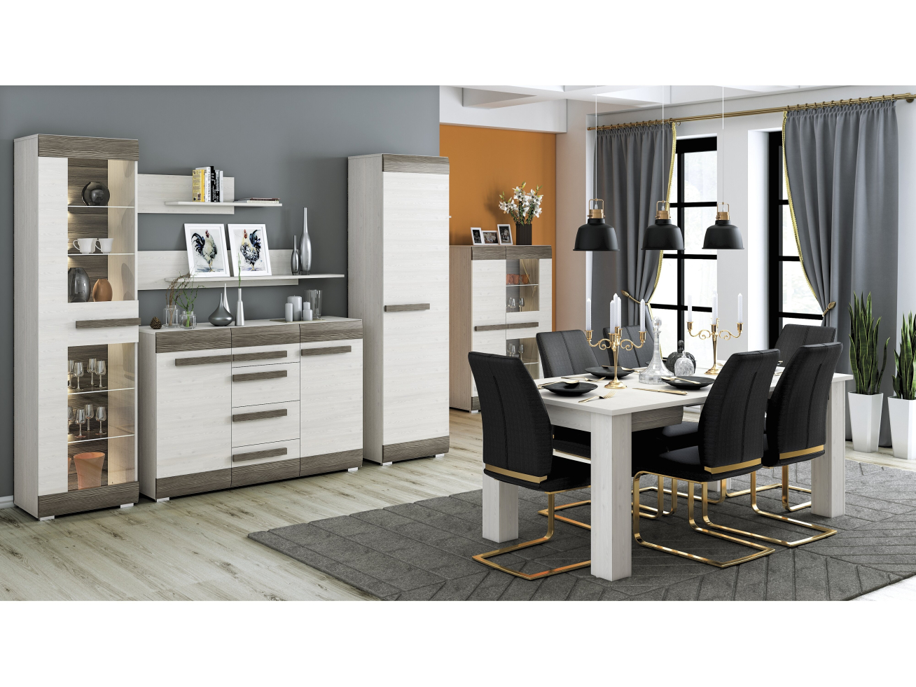 Išskleidžiamas stalas BLANCO 3302 6 Išskleidžiamas stalas BLANCO 3302 6