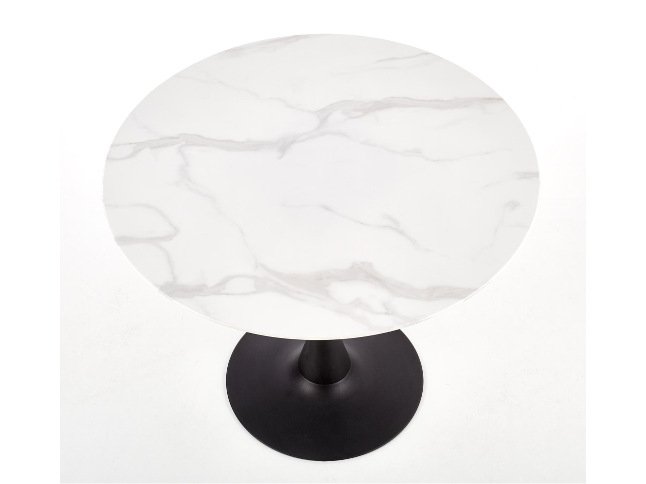 Apvalus stiklinis stalas AMBROSIO 5