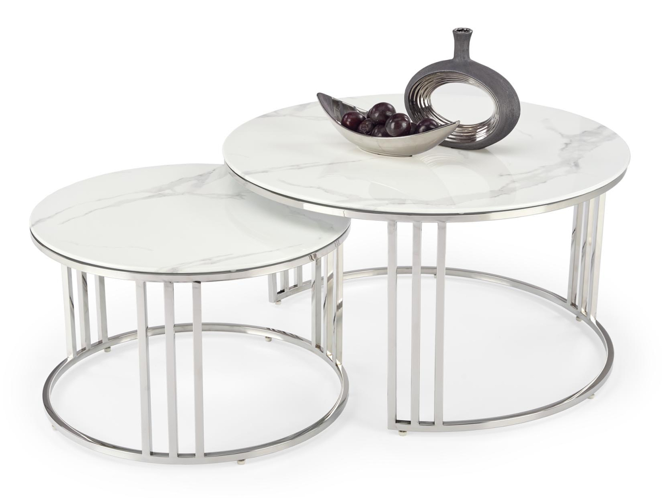 Stiklinis kavos staliukų rinkinys MERCURY 2 1