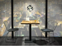 Stalas PURO 70x70 ĄŽUOLAS