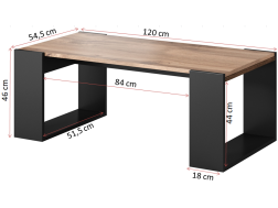 Kavos staliukas WOOD