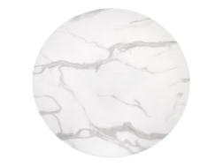 Apvalus stiklinis stalas AMBROSIO