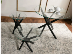 Stiklinis kavos staliukas AGIS A