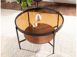 Stiklinis kavos staliukas PRIMA B