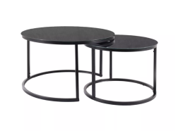 Stiklinis kavos staliukų rinkinys ATLANTA D