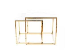 Stiklinis kavos staliukų rinkinys GLORIA