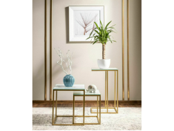 Stiklinis kavos staliukų rinkinys GLORIA II