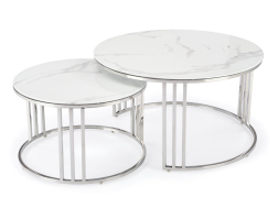 Stiklinis kavos staliukų rinkinys MERCURY 2