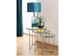 Stiklinis kavos staliukų rinkinys TRINITY