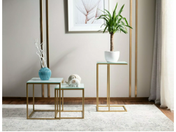 Stiklinis šoninis staliukas SYMPHONY G