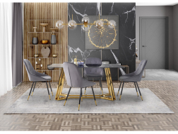 Stiklinis valgomojo stalas KONAMI