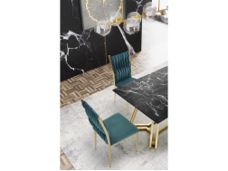 Stiklinis valgomojo stalas KONAMI