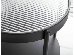 Stiklinis žurnalinis staliukas LAGUNA B