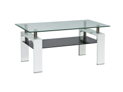 Stiklinis žurnalinis staliukas LISA II