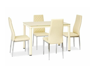 Stiklinis valgomojo stalas GALANT 110x70