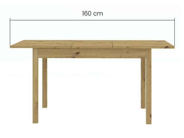 Išskleidžiamas Stalas SENDI 120 4 Išskleidžiamas Stalas SENDI 120 4