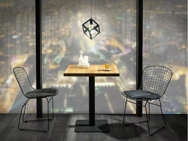 Stalas PURO 60x60 ĄŽUOLAS Stalas PURO 60x60 ĄŽUOLAS