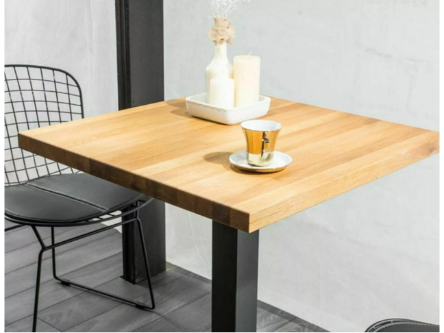 Stalas PURO 60x60 ĄŽUOLAS 2 Stalas PURO 60x60 ĄŽUOLAS 2