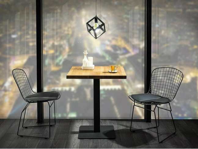 Stalas PURO 70x70 ĄŽUOLAS Stalas PURO 70x70 ĄŽUOLAS