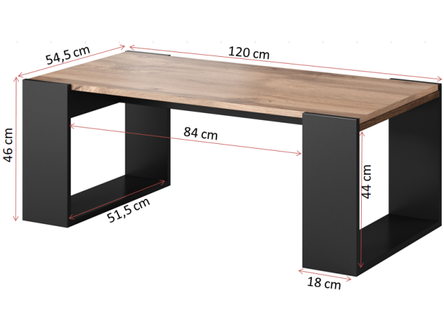 Kavos staliukas WOOD 2 Kavos staliukas WOOD 2