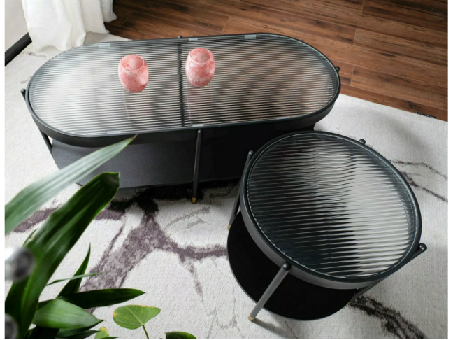 Stiklinis kavos staliukas LAGUNA A 5