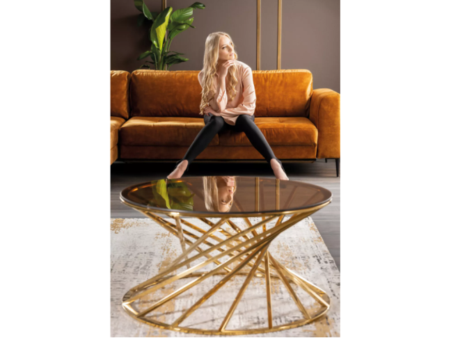 Stiklinis kavos staliukas OTTAVIA A 2 Stiklinis kavos staliukas OTTAVIA A 2