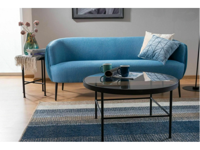 Stiklinis kavos staliukas VANESSA 1 Stiklinis kavos staliukas VANESSA 1