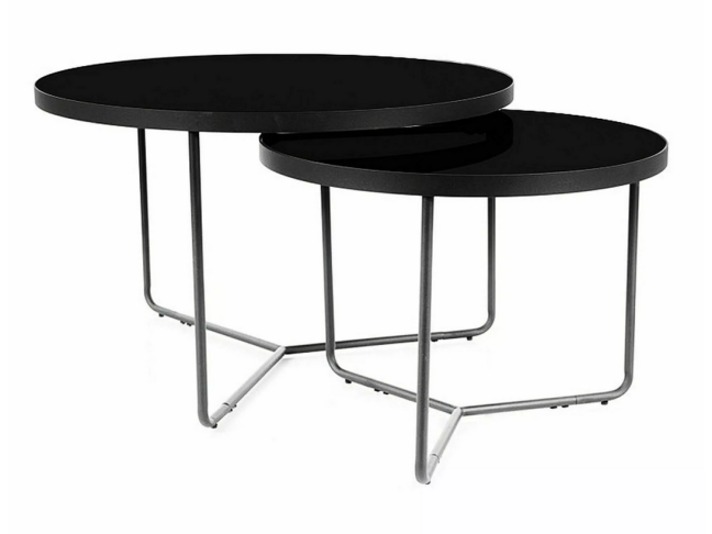 Stiklinis kavos staliukų rinkinys ITALIA