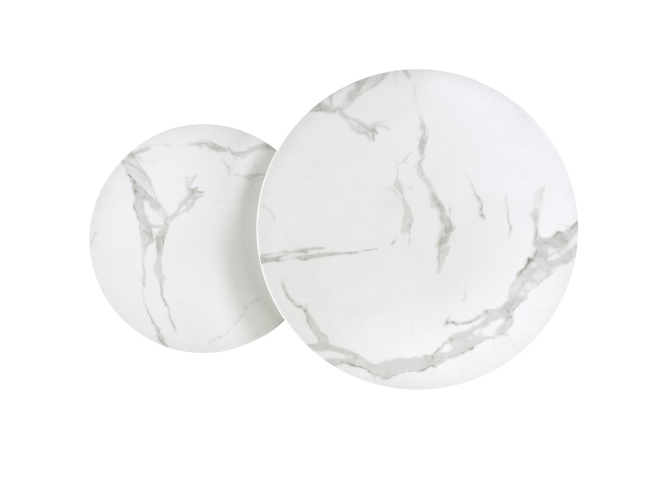 Stiklinis kavos staliukų rinkinys MERCURY 2 7