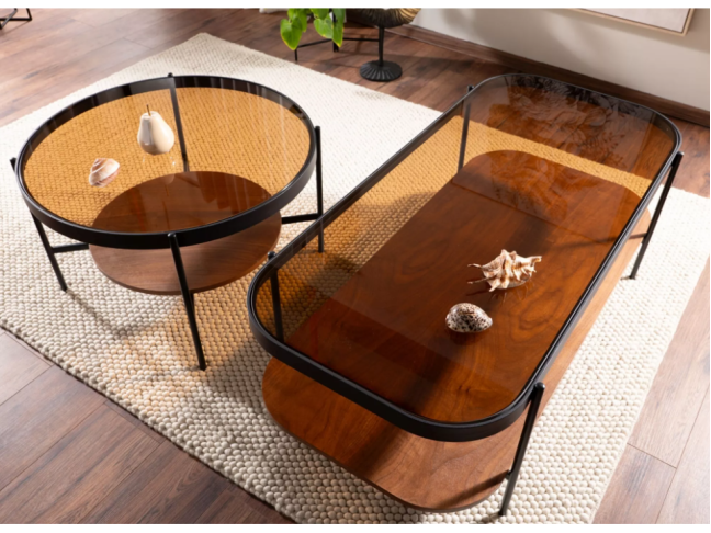 Stiklinis žurnalinis staliukas PRIMA A 6 Stiklinis žurnalinis staliukas PRIMA A 6