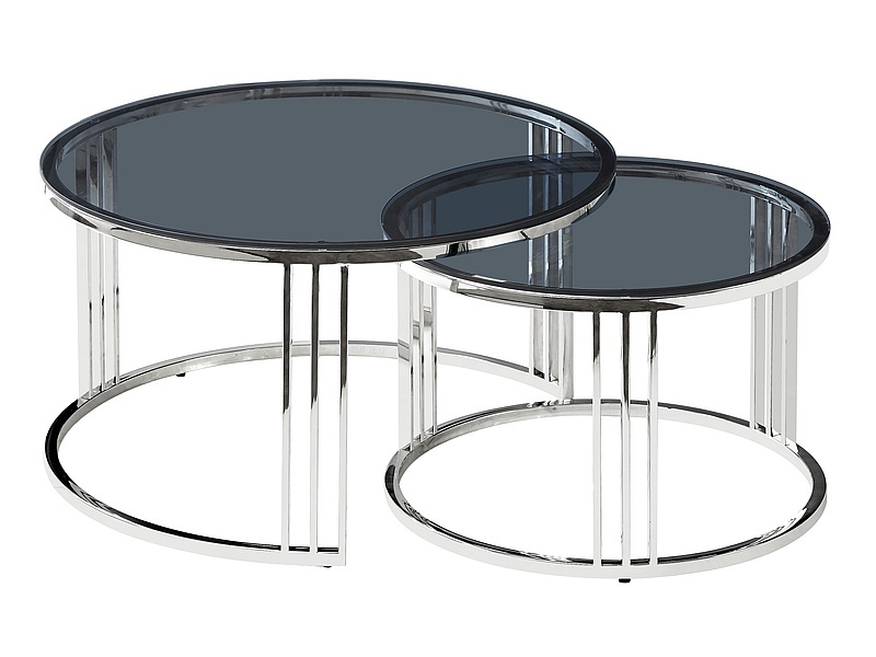 Stiklinis kavos staliukų rinkinys VIENNA