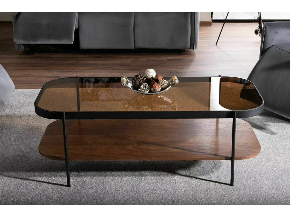 Stiklinis žurnalinis staliukas PRIMA A 2 Stiklinis žurnalinis staliukas PRIMA A 2