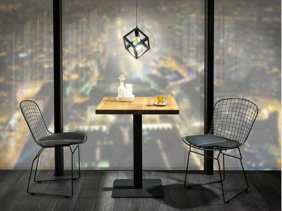 Stalas PURO 60x60 ĄŽUOLAS Stalas PURO 60x60 ĄŽUOLAS