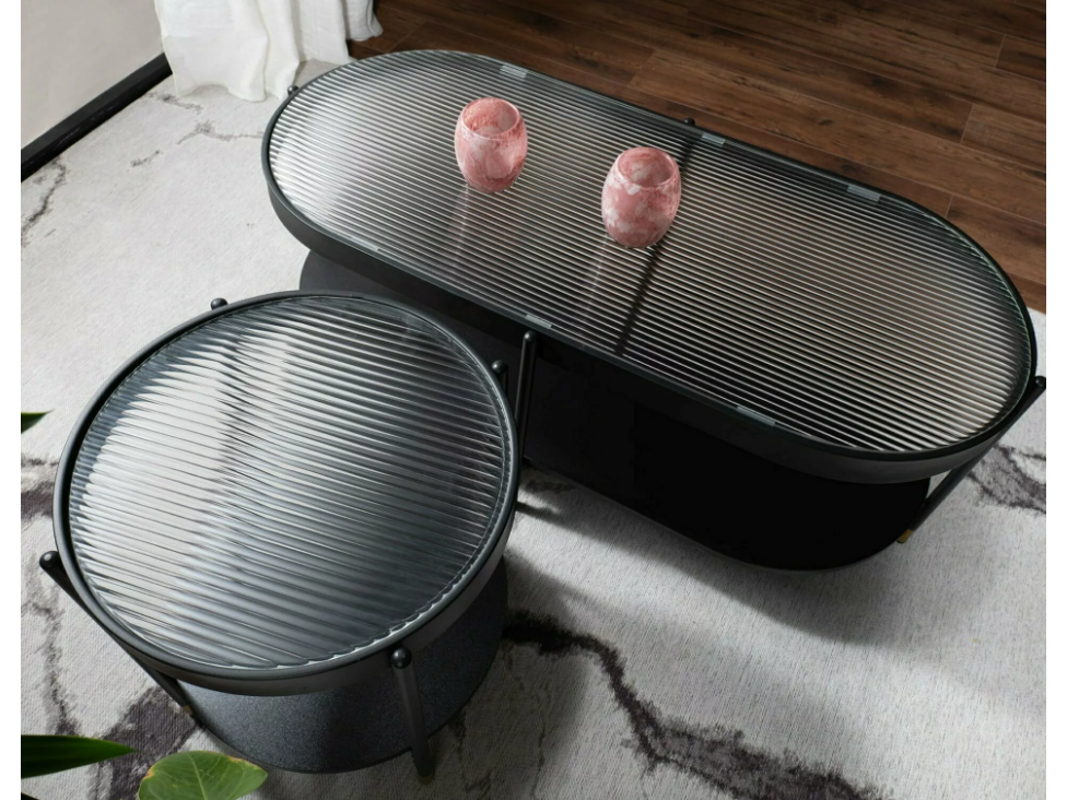 Stiklinis kavos staliukas LAGUNA A 4