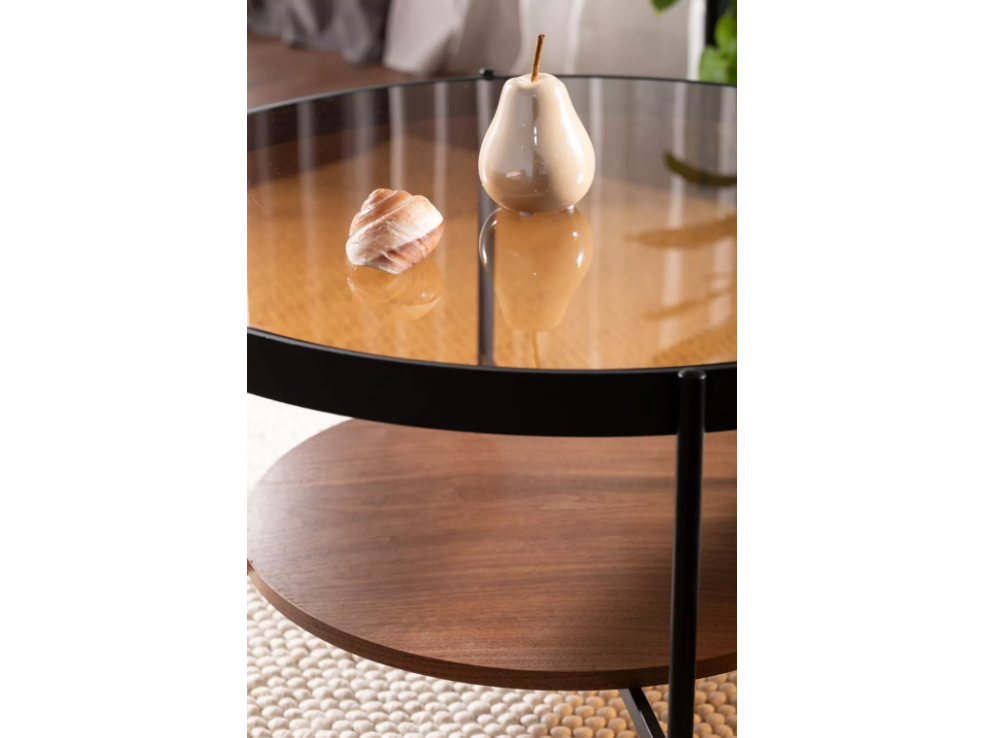 Stiklinis kavos staliukas PRIMA B 9