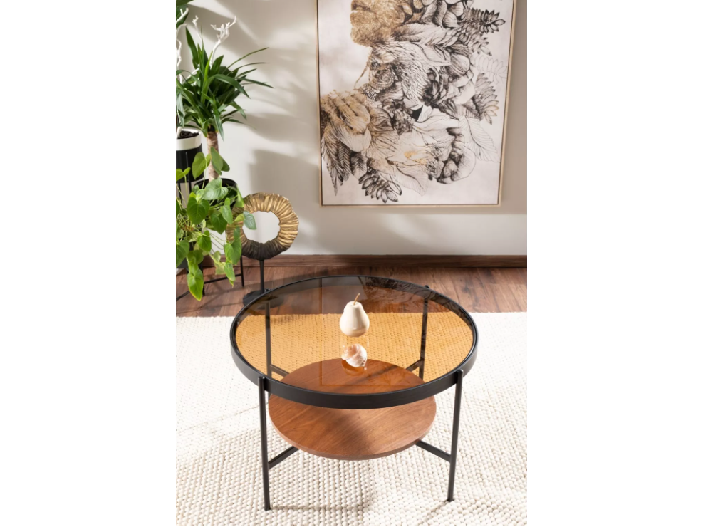 Stiklinis kavos staliukas PRIMA B 6 Stiklinis kavos staliukas PRIMA B 6