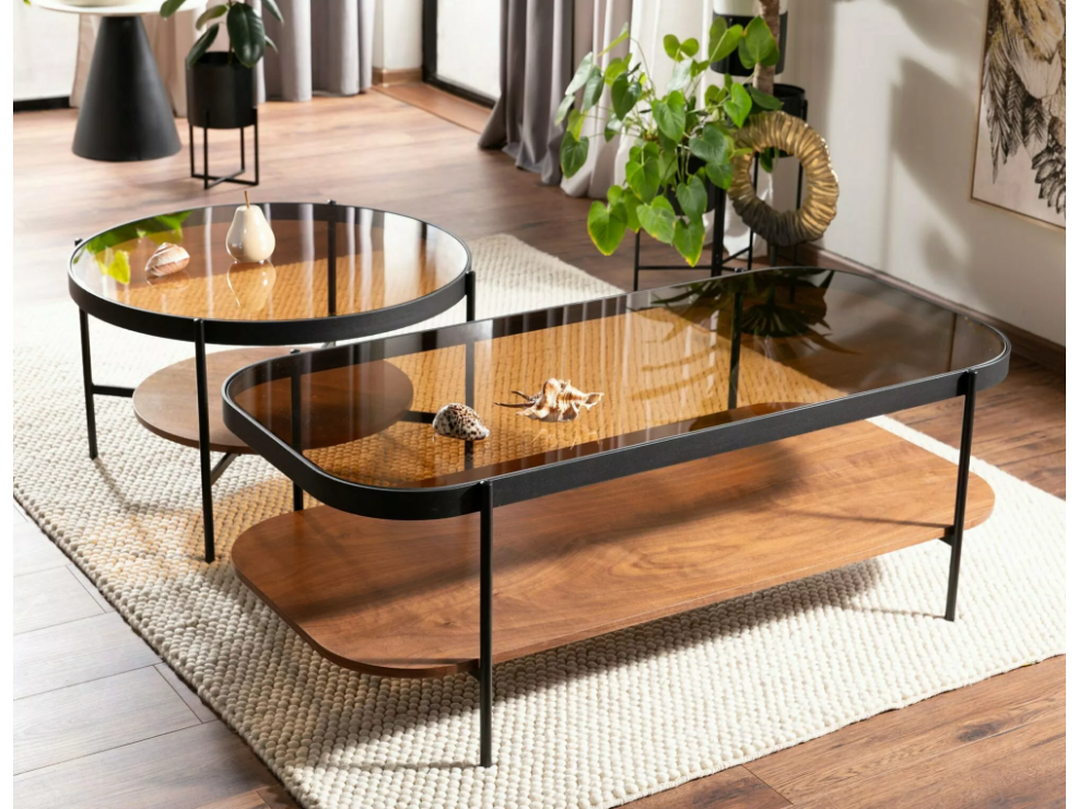 Stiklinis kavos staliukas PRIMA B 5 Stiklinis kavos staliukas PRIMA B 5