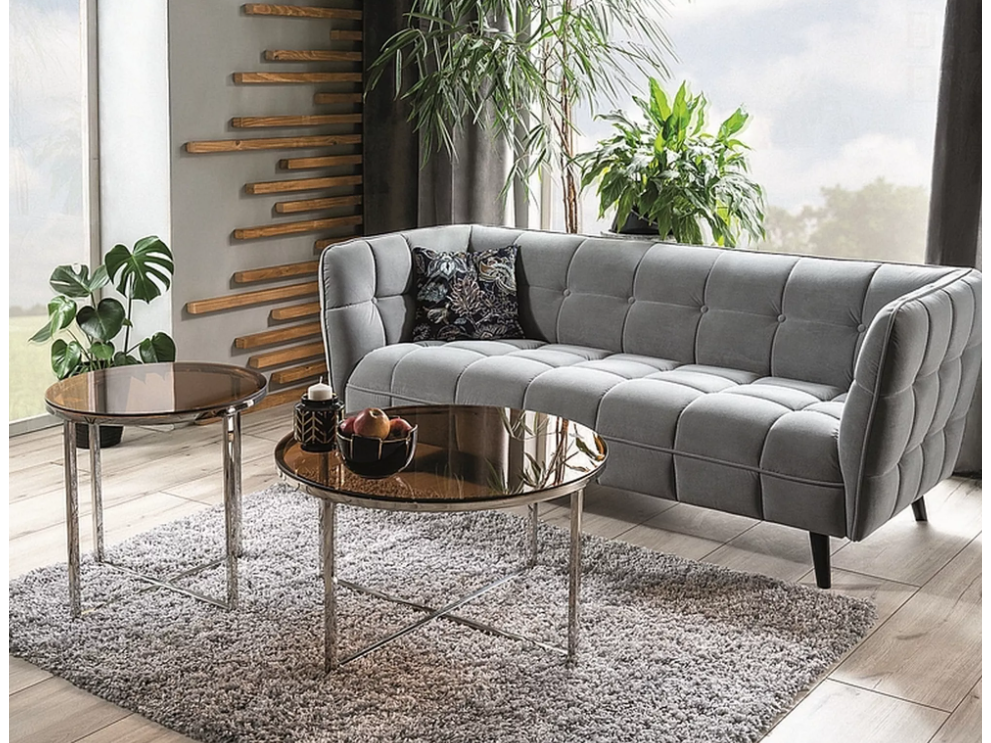 Stiklinis kavos staliukas CRYSTAL B 1