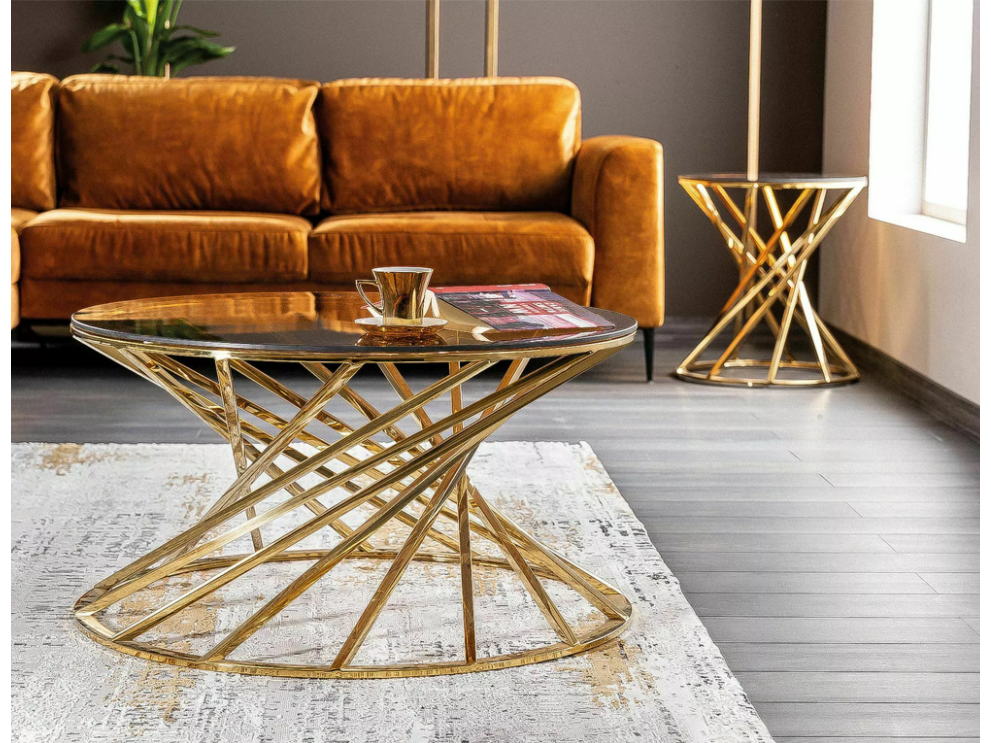 Stiklinis kavos staliukas OTTAVIA A 3