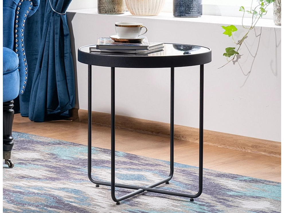 Stiklinis kavos staliukų rinkinys ATENA 1 Stiklinis kavos staliukų rinkinys ATENA 1