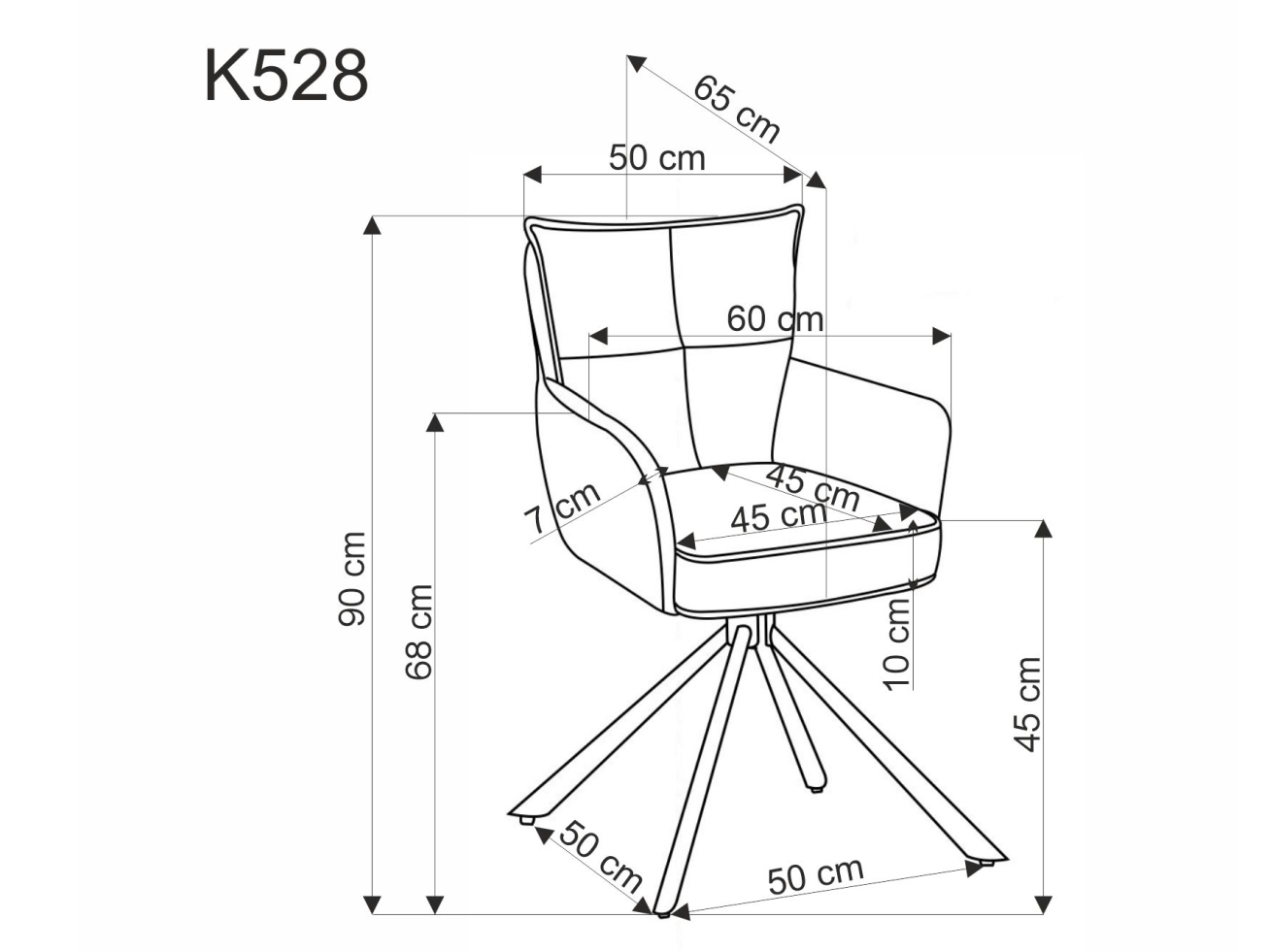 Sukamoji kėdė K-528 14