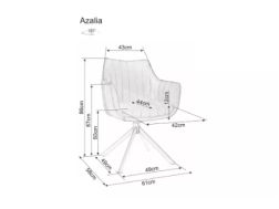 Sukamoji kėdė AZALIA D BREGO
